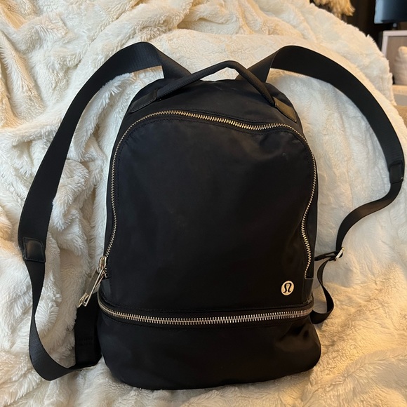 lululemon athletica Bags Lululemon Backpack With Gold Hardware